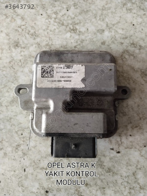 OPEL ASTRA K YAKIT KONTROL BEYNİ 23482909