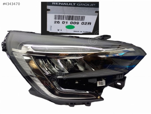 CLİO V SAĞ FAR LEDLİ TOUCH 2020 SONRASI