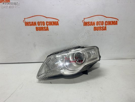 Volkswagen passat b6 sol mercekli far orijinal çıkma 2005-2009