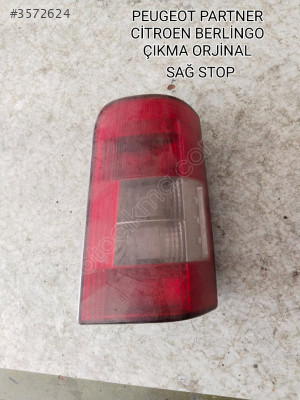 PEUGEOT PARTNER CİTRÖEN BERLİNGO ÇIKMA ORJİNAL SAĞ ARKA STOP