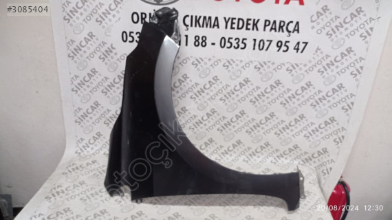 TOYOTA COROLLA 2013 2018 SAĞ ÖN ÇAMURLUK ÇIKMA ORJİNAL