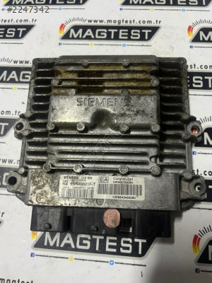 Citroen C3 1.4 HDI Motor Beyni 5WS40021F-T 9647202380