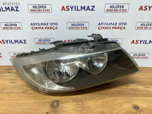 BMW 3 SERİSİ E90 SAĞ FAR ORJİNAL HALOJEN TİP OEM:63116942748