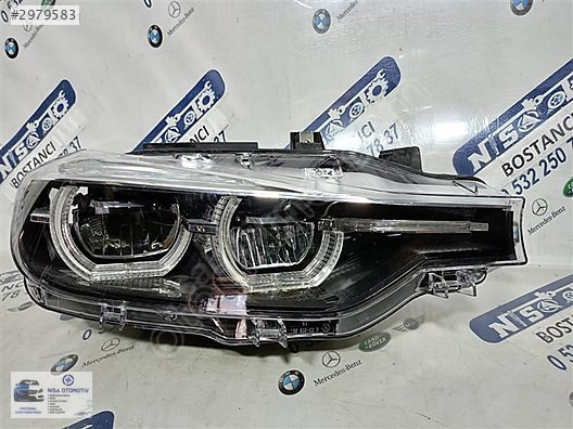 BMW 3 SERİSİ F30 LCİ LEDLİ SAĞ FAR SİYAH 7453482