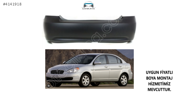 HYUNDAİ ACCENT ERA ARKA TAMPON SIFIR 2006+866111E000