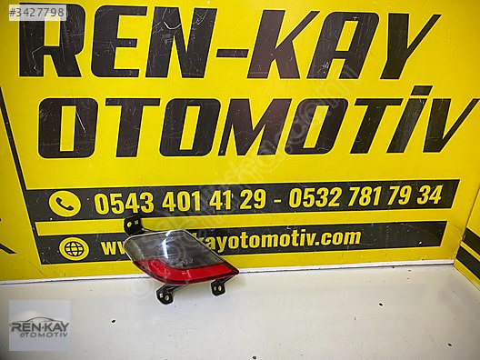 265808773R RENAULT AUSTRAL SAĞ ARKA TAMPON REFLEKTÖRÜ ORJ RENKAY