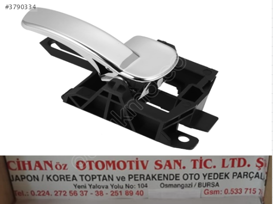 NİSSAN QASHQAİ SAĞ İÇ KAPI KOLU 2007-2014 80670-JD000