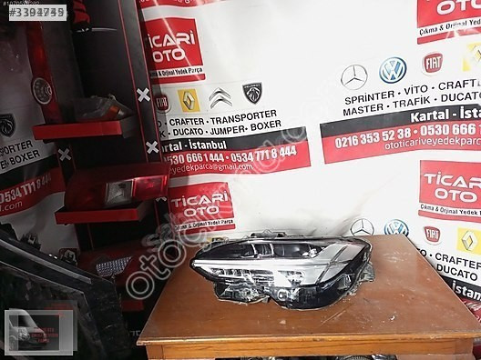Volvo S90 V90 Çıkma Orjinal Sol Far 2019-2022 model