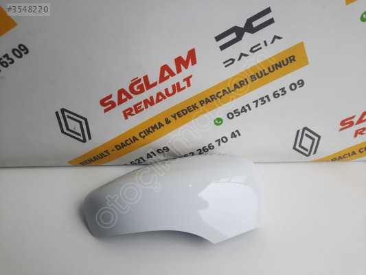 Clio 4 Captur Orijinal Çıkma Sağ Ayna Kapağı Beyaz 963740425R