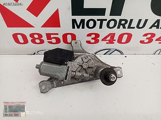 TOYOTA YARİS ARKA SİLECEK MOTORU ÇIKMA ORİJİNAL PARÇA 2012-2018