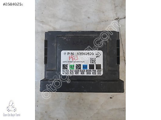 Chevrolet Aveo BCM Body Merkezi kontrol Modülü 13582620