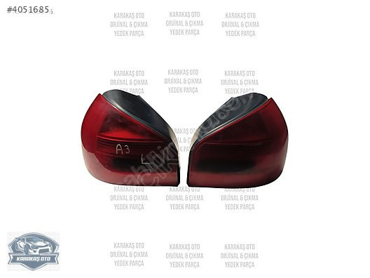 AUDİ A3 8L STOP LAMBASI SAĞ SOL TAKIM ORJİNAL ÇIKMA 8L0945096