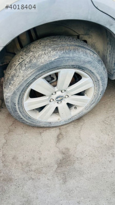 Chevrolet captiva c100 çıkma orjinal jant takım