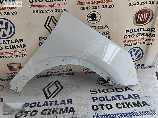 Ford puma sağ ön çamurluk orijinal beyaz göçük hasarlı 2019-2023