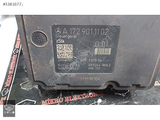 MERCEDES W204 ABS BEYNİ - A1729011102 - A1724314912
