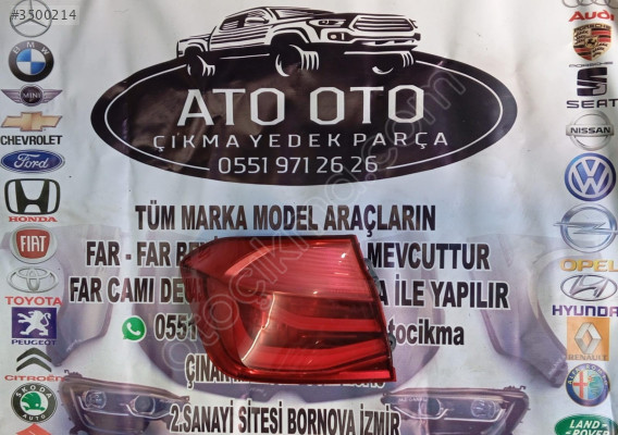 BMW 3 SERİSİ F80 ORJİNAL ÇIKMA SOL STOP
