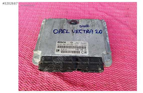 OPEL VECTRA B 2.0  MOTOR BEYNİ.0281001873