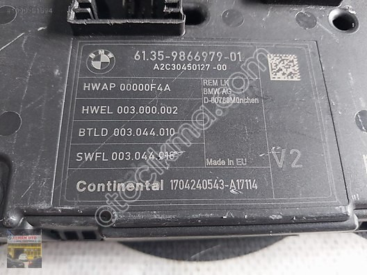 9866979 Bmw F30 Rem Beyni