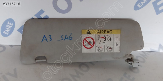 audi a3 2015 sağ güneşlik (son fiyat)