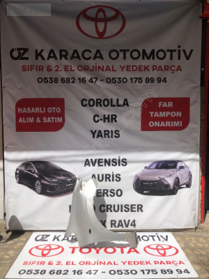 2007-2012 TOYOTA AURIS ÇIKMA ORJINAL ÖN ÇAMURLUK