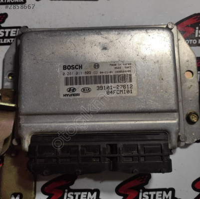 0281011809 39101-27612 HYUNDAI MATRIX (FC) MOTOR BEYNI  edc15c7 4