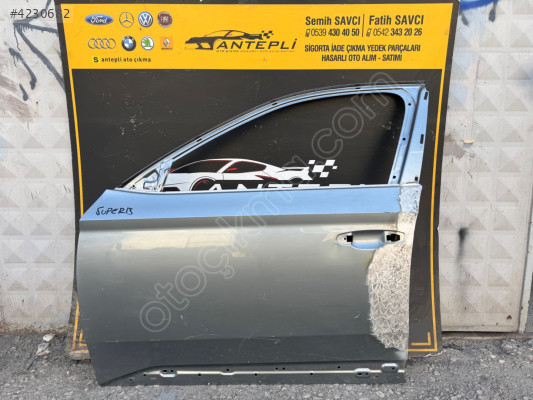 SKODA SUPERB SOL ÖN KAPI 2015-2024 ÇIKMA ORİJİNAL