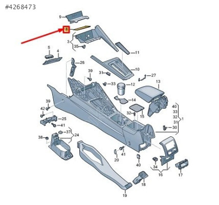 5H1863330A  ORJİNAL  SAKLAMA GÖZÜ EKİ