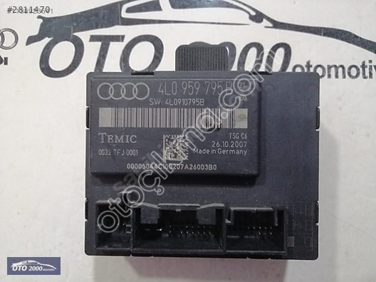 4L0959795B AUDİ Q7 2006-2010 SOL ARKA KAPI KONTROL MODÜLÜ