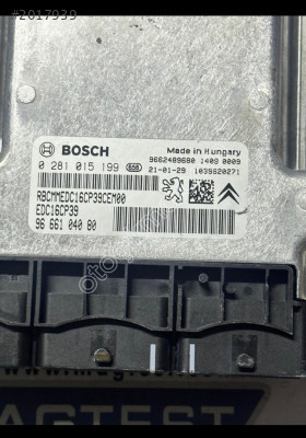 PEUGEOT 407 2.2 HDI  0281015199 9666104080 EDC16CP39