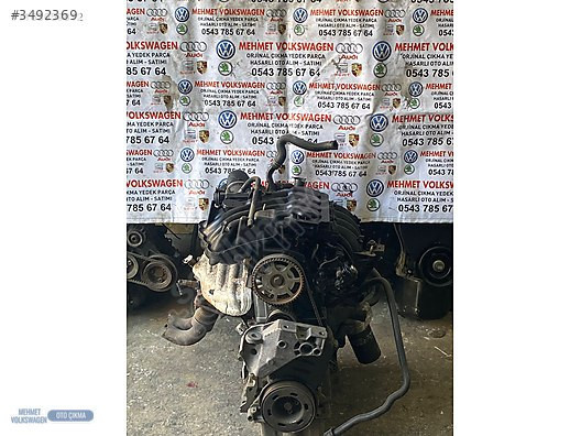 VOLKSWAGEN BORA 1.6 8 VALF(AKL) KOMPLE DOLU ÇIKMA ORJİNAL MOTOR