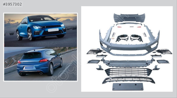 SCIROCCO 2015+ MAKYAJLI R BODY KIT