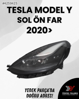 TESLA MODEL Y SOL ÖN FAR