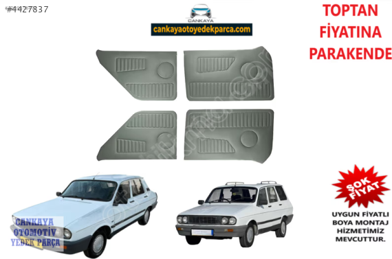 R12 TOROS KAPI DÖŞEMESİ TAKIM SIFIR GRİ RENK