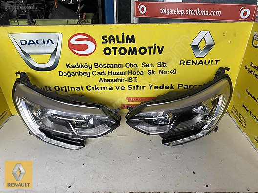 RENAULT MEGAN 4.5 ÇIKMA ORJİNAL SAĞ SOL FAR VE DİĞER PARÇALARI