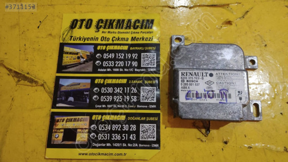 RENAULT CLİO 2 Modeli için 8200375763 AİRBAG BEYNİ Parçası