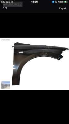 Fiat egea sağ çamurluk