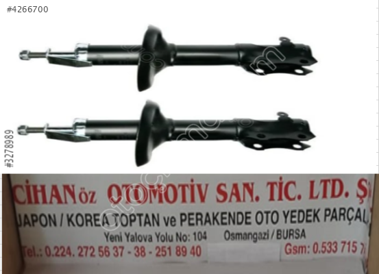 ELANTRA AMORTİSÖR ÖN 2000 2006