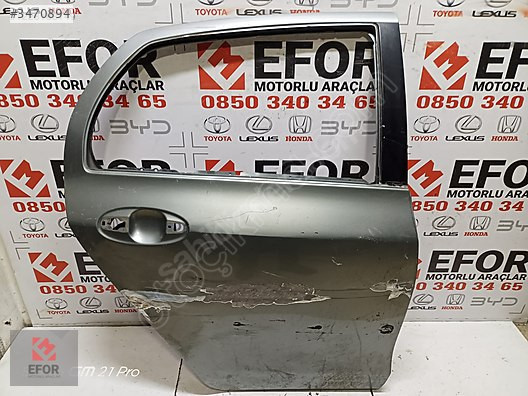 TOYOTA YARİS SAĞ ARKA KAPI ORJİNAL ÇIKMA YEDEK PARÇA 06-11