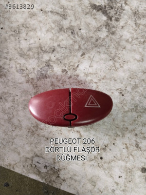 PEUGEOT 206 ORJİNAL MERKEZİ KİLİT VE DÖRTLÜ FLAŞÖR DÜĞMESİ