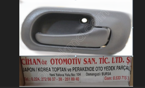 HONDA CIVIC İÇ KAPI KOLU SAĞ 1996-2000 GRİ