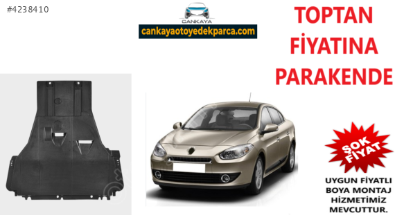 RENAULT FLUENCE ESKİ KASA ALT KARTER KORUMA  758900024R