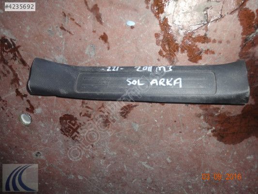 MAZDA 3 2010 ÇIKMA SOL ARKA MARŞBEL PLASTİĞİ