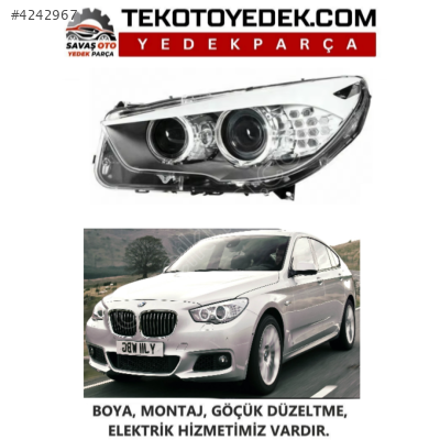 BMW F07 GT LCI ÖN FAR BI-XENON SAĞ SOL 2009 VE ÜZERİ KAMPANYA