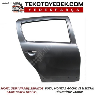 SANDERO ARKA KAPI KOMPLE DODİKSİZ SAG 2008 VE ÜZERİ / KAMPANYA