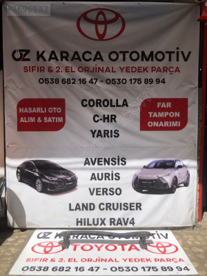 2007-2018 TOYOTA COROLLA ÇIKMA ORJINAL TAMPON DEMİRİ