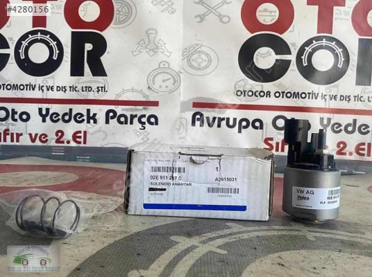VW SEAT SKODA AUDİ ORJ SIFIR MARŞ SELENOİD ANAHTAR 02E911287C
