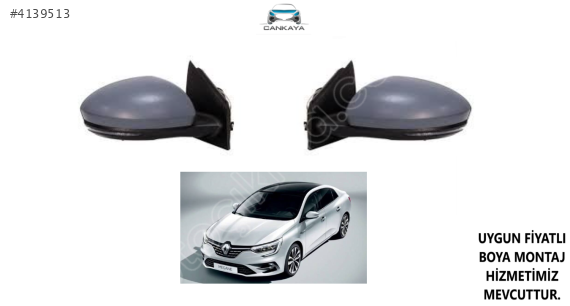 RENAULT MEGANE 4 SAĞ/SOL DIŞ AYNA OTOMATIK KATLANIR SIFIR ADET FI