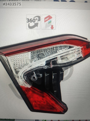 Toyota CHR 2017-2019 BAGAJ SOL İÇ STOP ORJİNAL