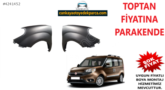 FİAT DOBLO 2015 ÖN ÇAMURLUK SOLSAĞ SIFIR ADET FİYAT 51973882