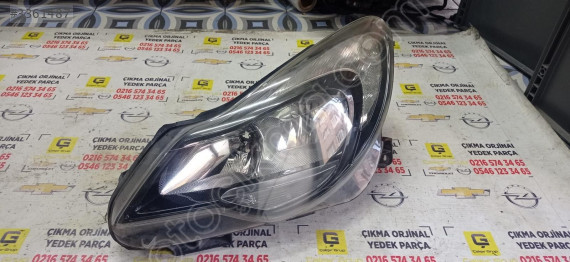 OPEL CORSA D MAKYAJLI SOL FAR ÇIKMA SÖKME YEDEK PARÇA